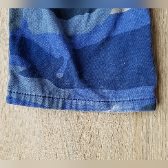 2011 vguc Mini Boden boys size 7 camoflauge blue cargo pants - Picture 6 of 10